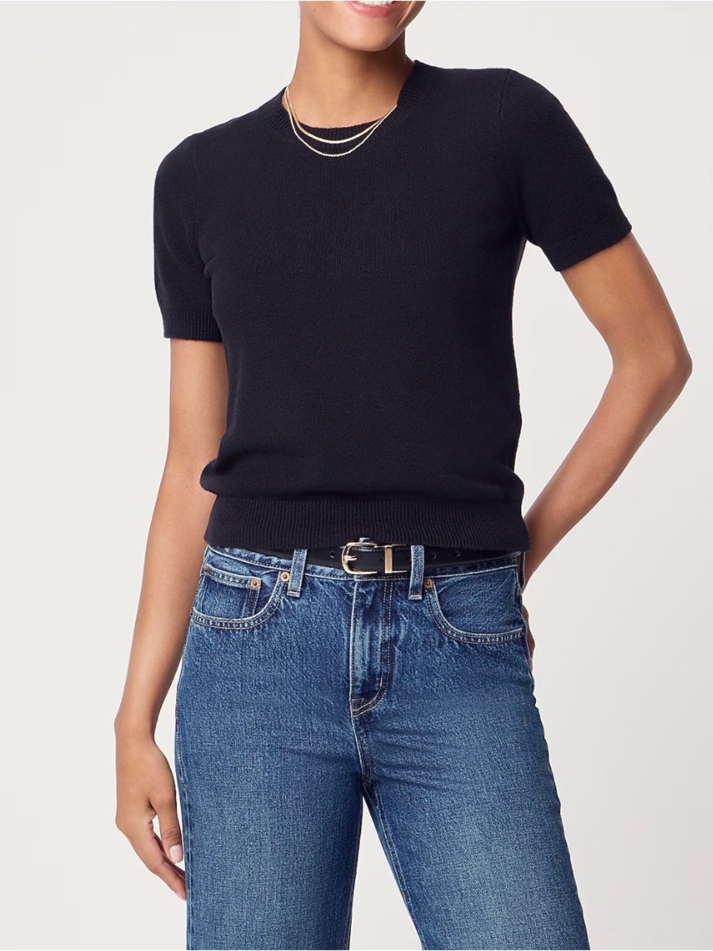 J.Crew Short-sleeve sweater in cotton-soft blend-NWT-size 2X